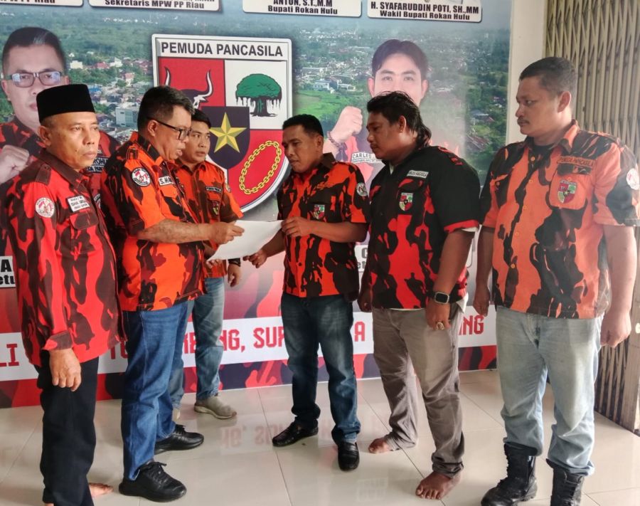 Afrizal Terima Amanah Pimpin PAC PP Kabun, MPC Rohul Dorong Konsolidasi Organisasi