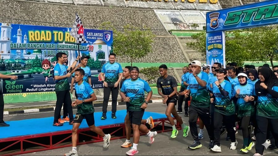 Bangun Kebersamaan dan Hidup Sehat, Lapas Pasir Pangarayan Ikut Sukseskan Road to RBR 2026