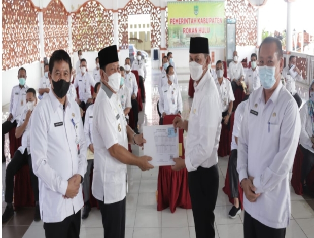 Bupati-Wakil Bupati Rohul Gelar Rapat Perdana Dengan OPD Dan Direktur RSUD