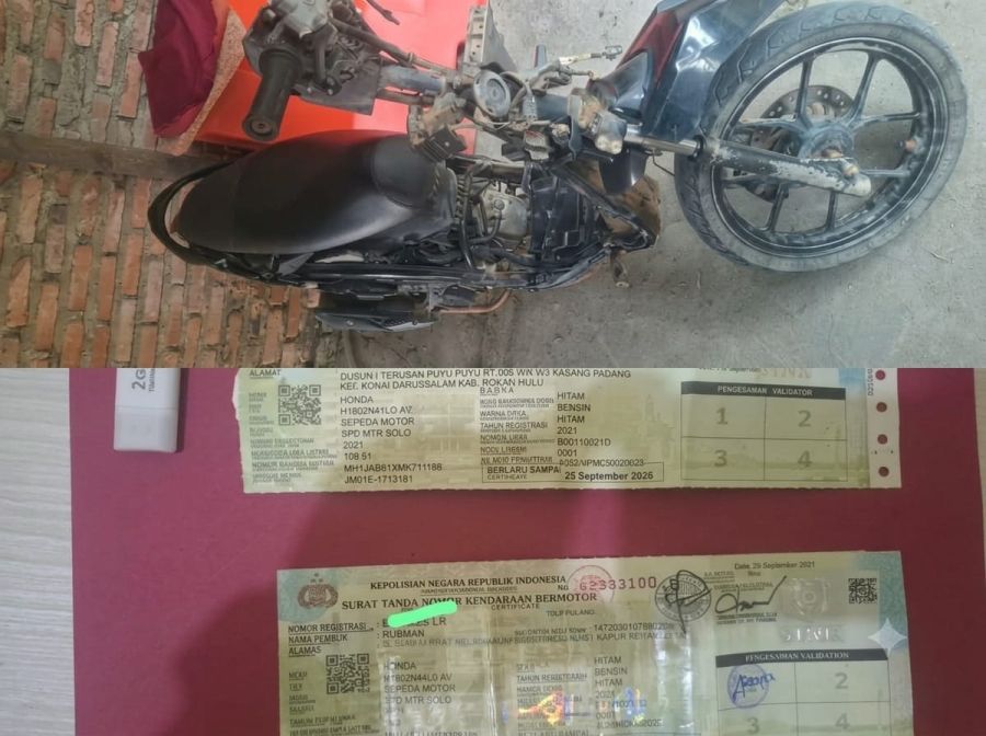 Curi Dua Sepeda Motor, Anak Berusia 16 Tahun Diamankan Polsek Bonai Darussalam