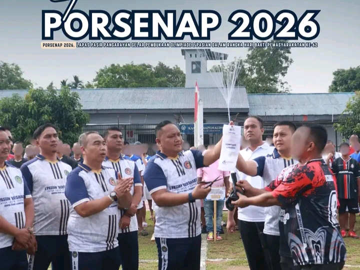 Dalam Rangka Hari Bakti Pemasyarakatan ke-62, Lapas Pasir Pangarayan Gelar Olimpiade L’Pasian