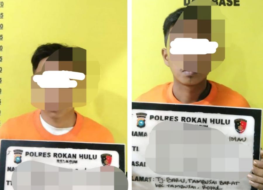 Dua Pelaku Curas Berhasil Ditangkap Team Resmob Sat Reskrim Polres Rohul