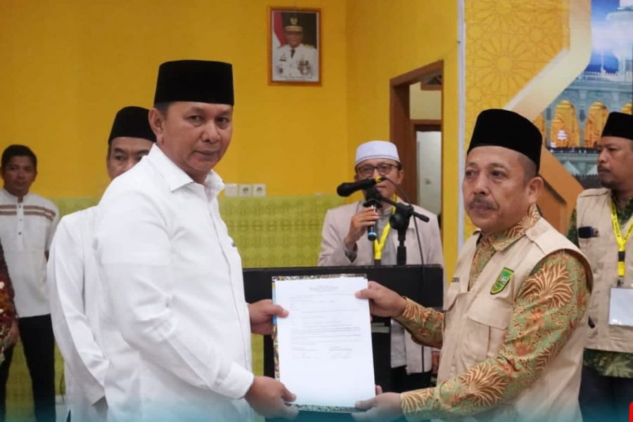 H. Indra Gunawan Sambut Kepulangan Jamaah Haji Asal Kabupaten Rohul 