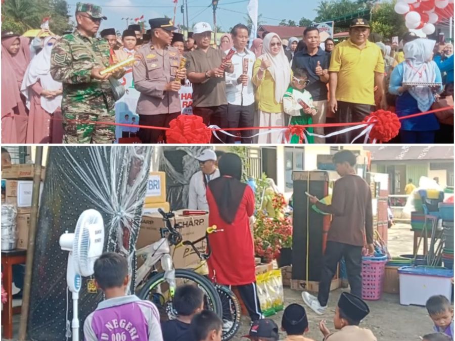 HUT Desa Rambah Baru Dirayakan Meriah, Kades Tekankan Gotong Royong dan Prioritas Infrastruktur