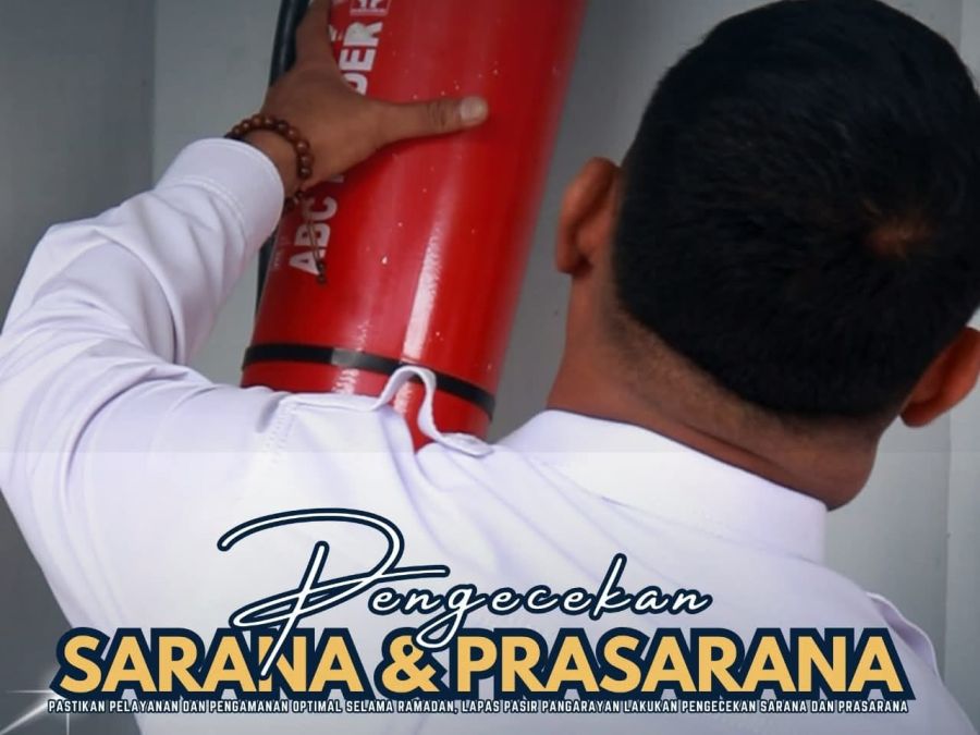 Jelang Ramadan, Lapas Pasir Pangarayan Lakukan Pengecekan Sarana dan Prasarana