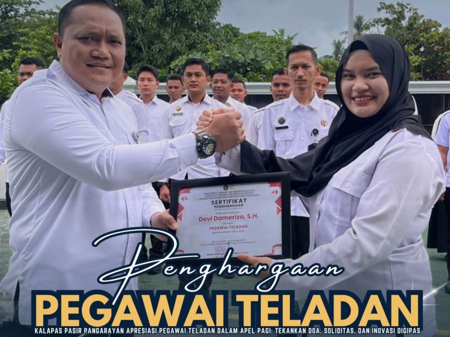 Kalapas Pasir Pangarayan Apresiasi Pegawai Teladan, Tekankan Doa, Soliditas & Inovasi DIGIPAS