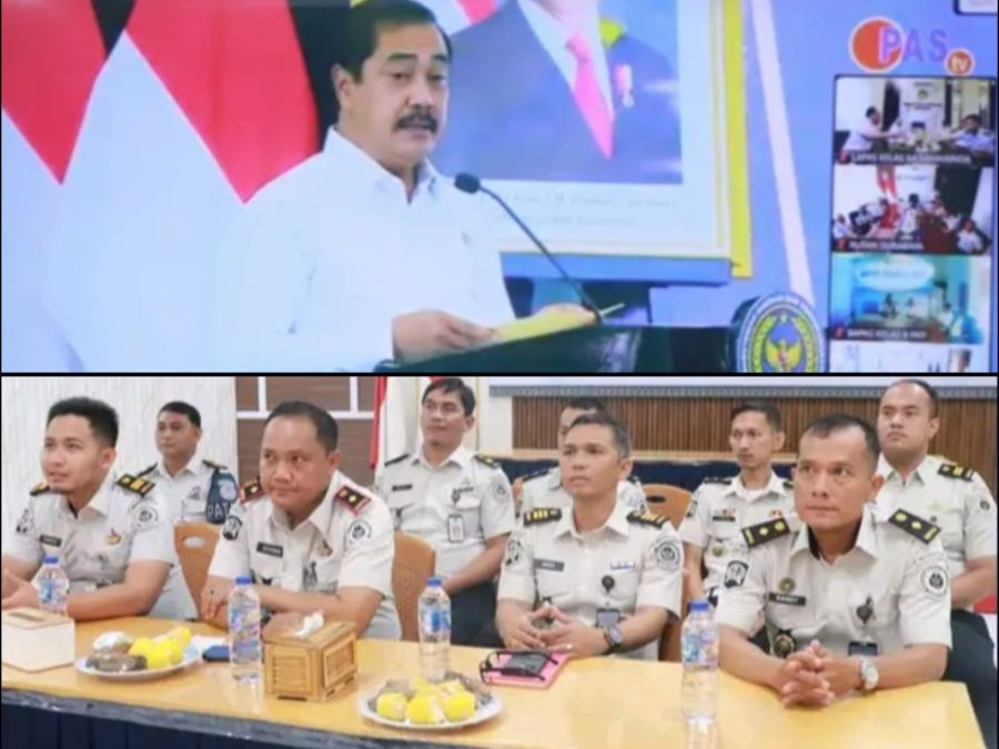 Lapas Pasir Pangarayan Ikuti Seminar Nasional Pemasyarakatan Bahas Implementasi KUHP dan KUHAP Baru