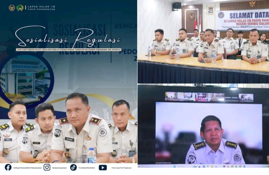 Lapas Pasir Pangarayan Perkuat Reformasi Birokrasi dan Zona Integritas Menuju Pelayanan Profesional