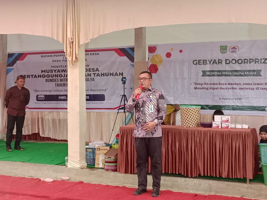 Musyawarah Pertanggungjawaban BUMDes Mitra Usaha Mulya Berlangsung Meriah