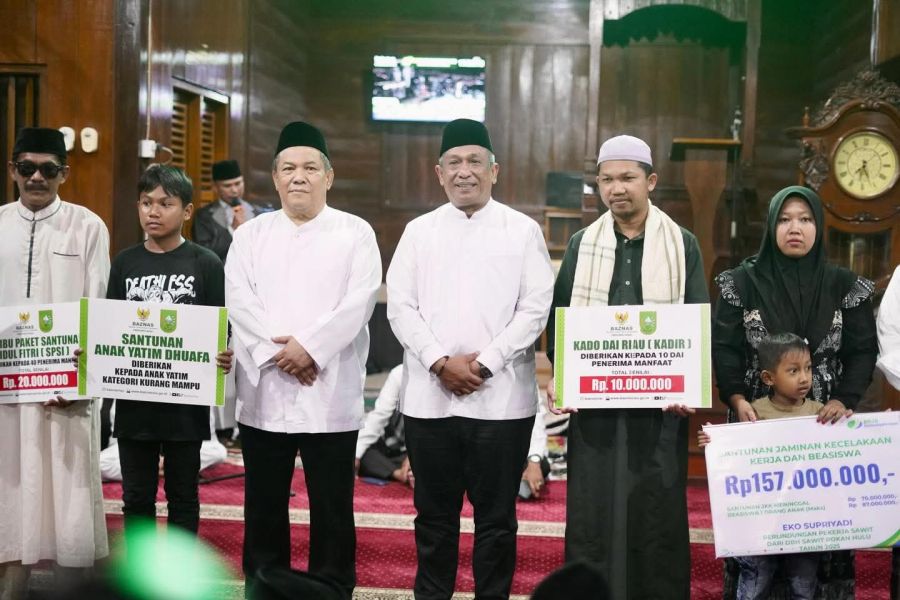 Pemprov Riau dan Pemkab Rohul Perkuat Sinergi Lewat Safari Ramadhan 1447 H di Kunto Darussalam