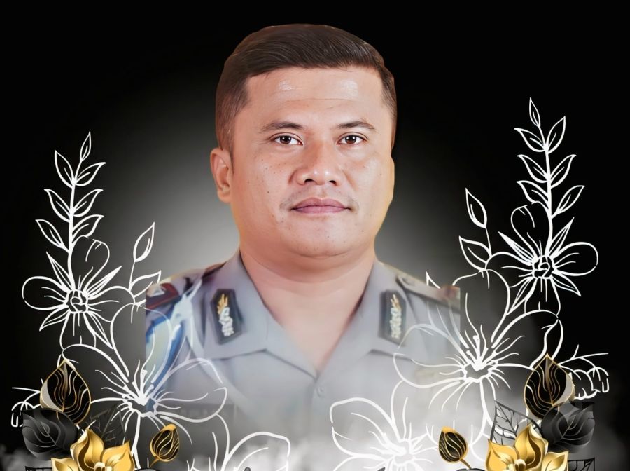 Pengabdian Terakhir Aipda Jhon Meydianto Sinaga, Polres Rokan Hulu Kehilangan Personel Teladan