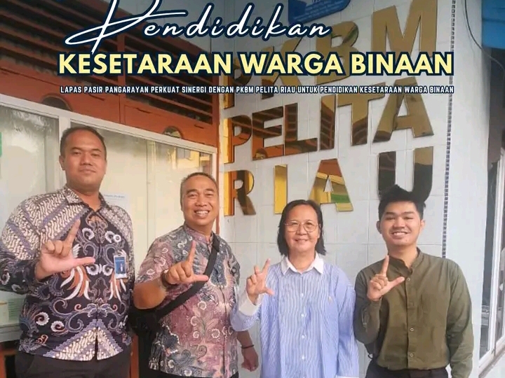 Perkuat Sinergi, Lapas Pasir Pangarayan Melakukan Kunjungan ke PKBM Pelita Riau