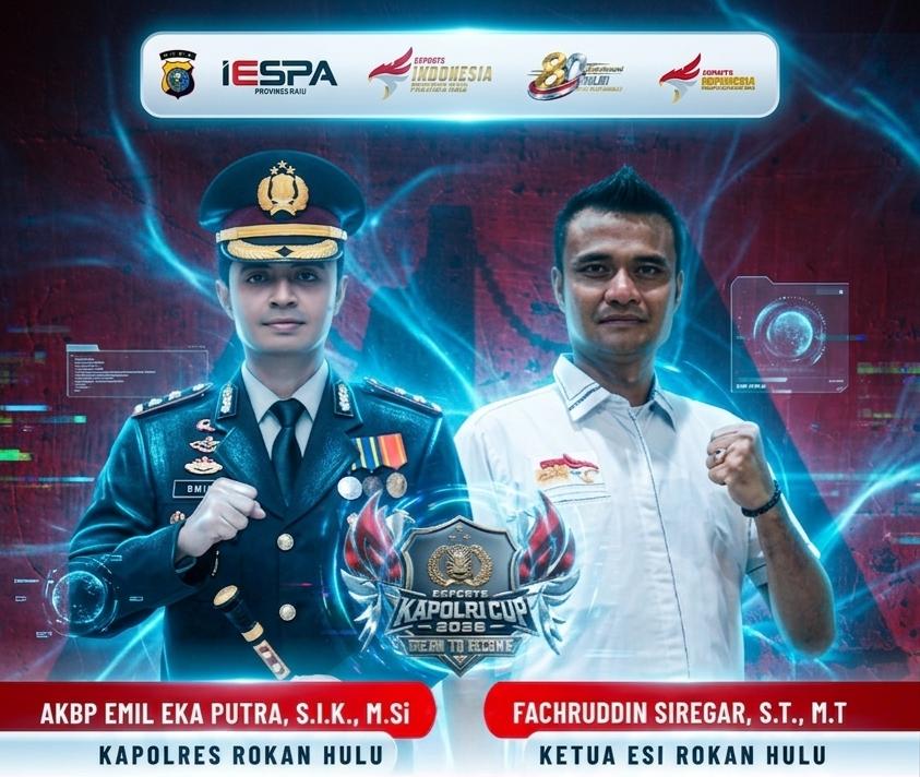 Polres Rohul Gelar Esport Kapolres Cup 2026, Siapkan Generasi Muda Berprestasi Menuju Kapolri Cup