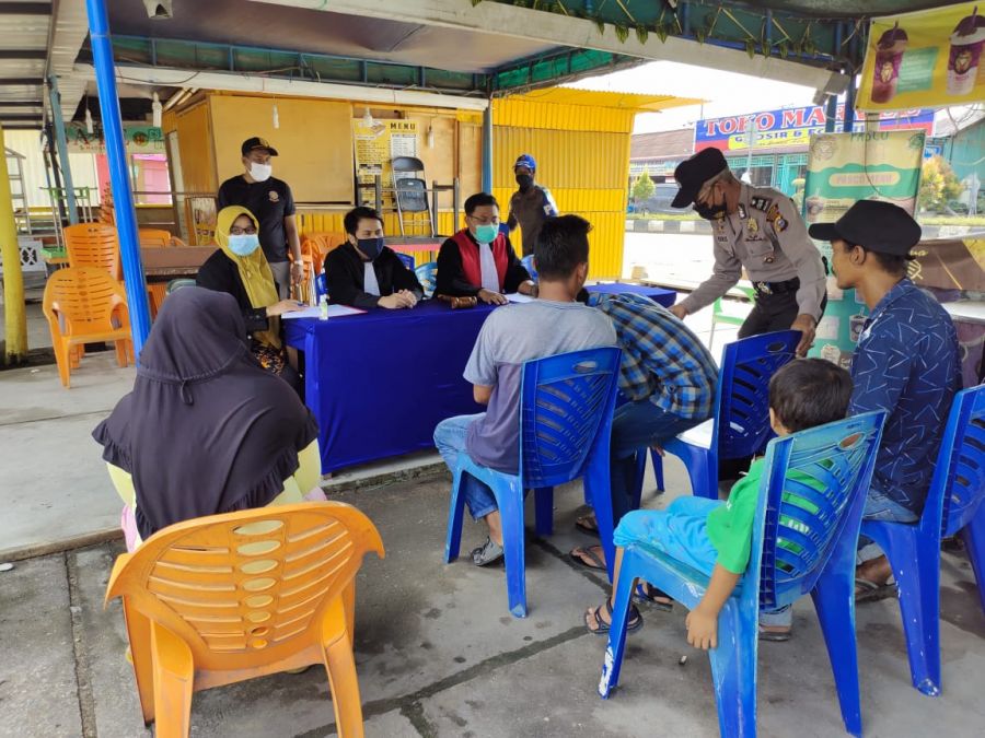 Polres Rohul Gelar Kegiatan Yustisi Di Kecamatan Ujung Batu
