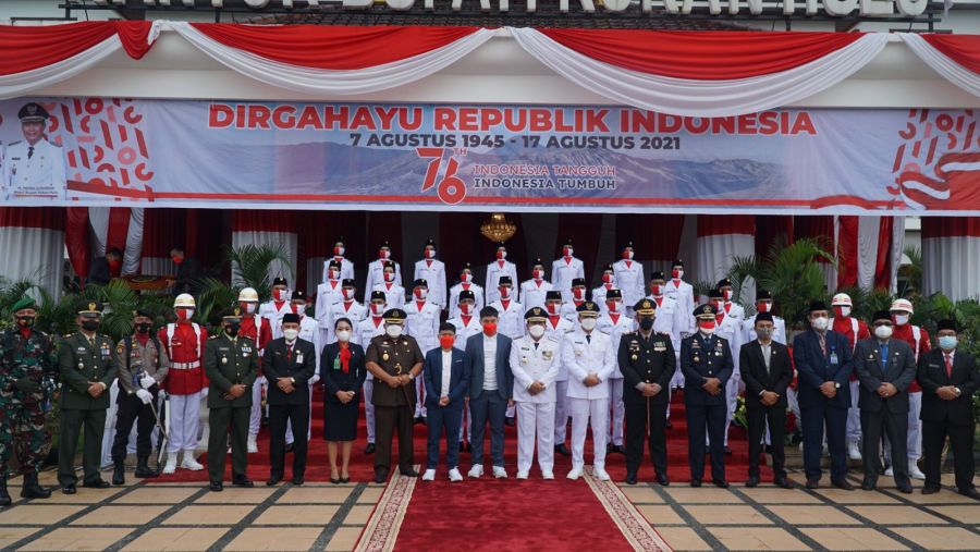 Rangkaian Acara Pelaksanaan Upacara HUT RI Ke-76 Tingkat Kabupaten Rohul