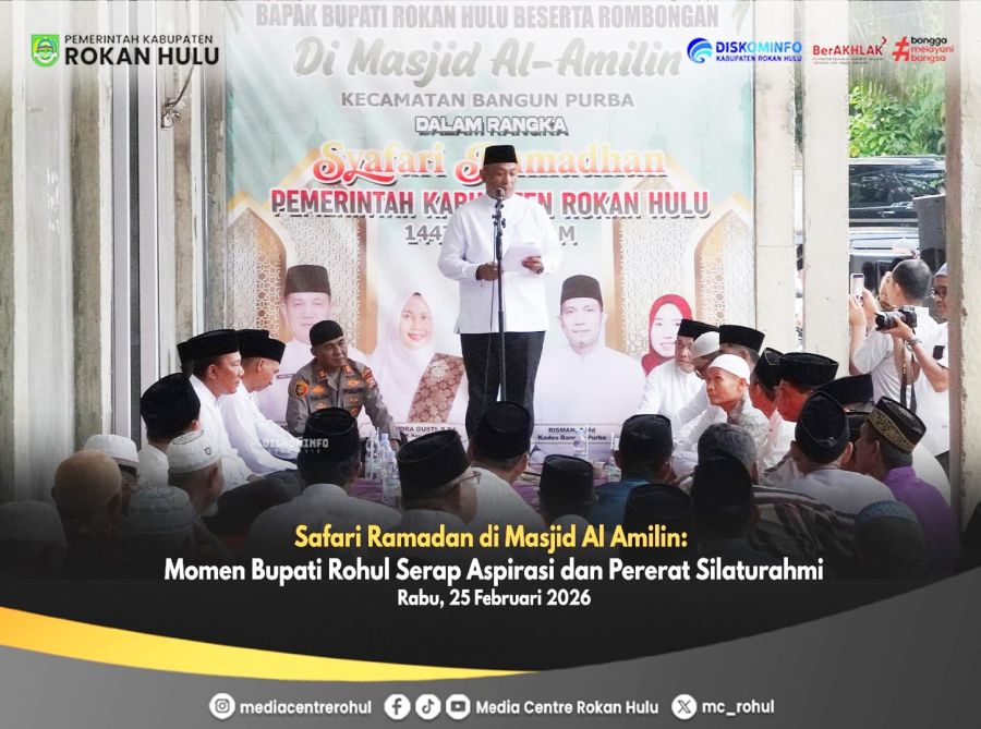Safari Ramadan di Masjid Al Amilin: Momen Bupati Rohul Serap Aspirasi dan Pererat Silaturahmi