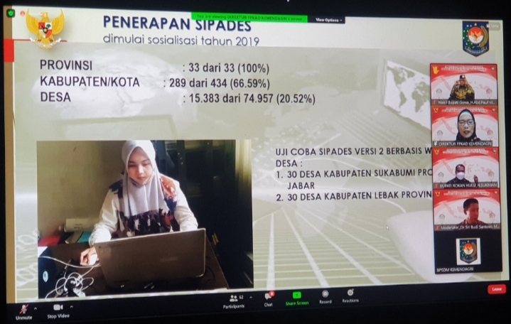 Sesi Hari Ke 2 Pembekalan Kepemimpinan, Bupati Rohul Menerima Materi Bimbingan & Pembinaan Pemdes