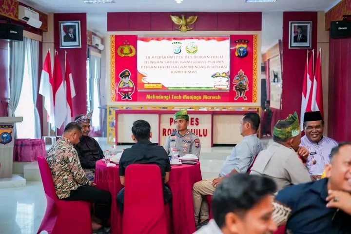 Silaturahmi Sabuk Kamtibmas, Polres Rohul Perkuat Sinergi dengan Tokoh Masyarakat