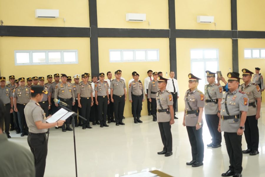 Tiga Jabatan Strategis Berganti, Kapolres Rohul Tekankan Profesionalisme dan Inovasi