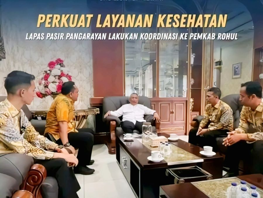 Tingkatkan Layanan Kesehatan Warga Binaan, Lapas Pasir Pangarayan Perkuat Sinergi dengan Pemda Rohul