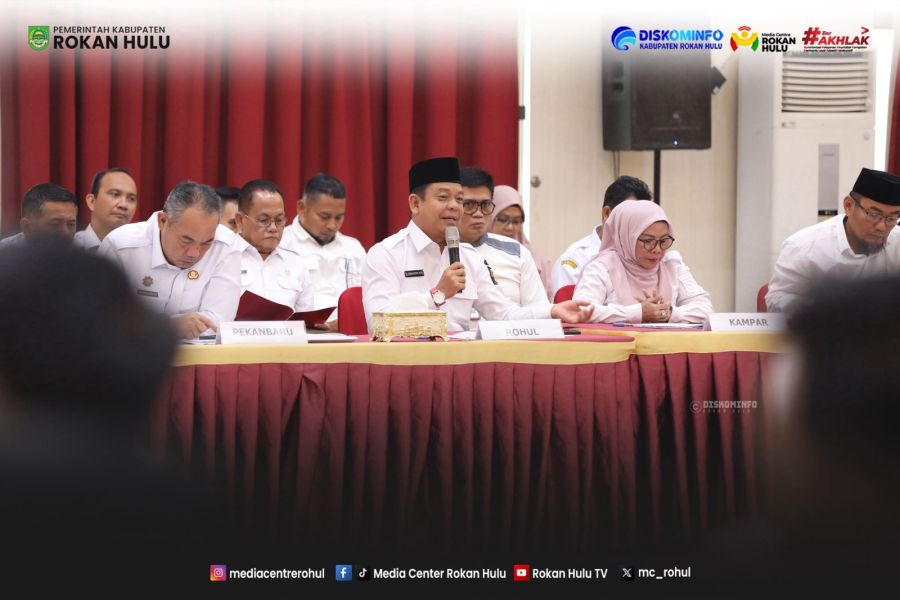 Wabup Rohul Hadiri Rapat TPID Riau, Usulkan Rohul Jadi Sentra Ketersediaan Cabai