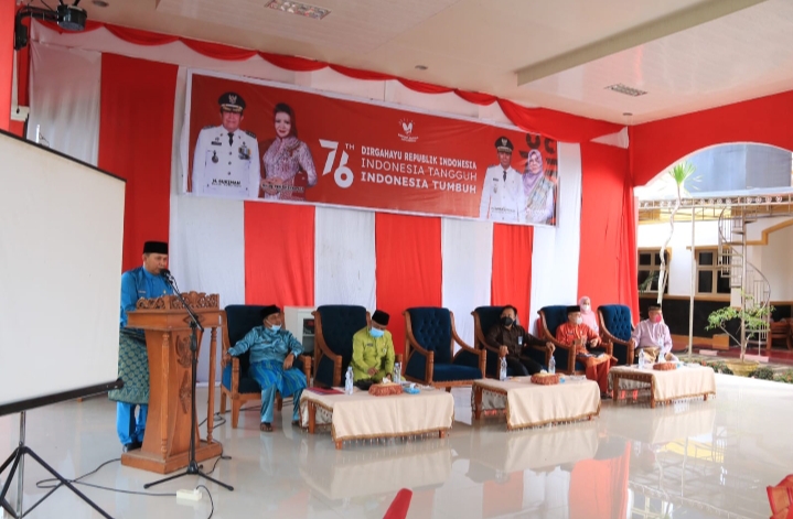 Wabup Rohul Secara Resmi Membuka Acara  Sosialisasi & Verifikasi TKDN Tahun 2021