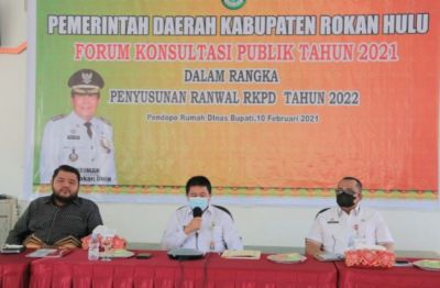 Sekda Rohul H. Abdul Haris S.Sos M.Si Secara Resmi Buka FKP Tahun 2021