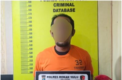 Seorang Pria Pemilik Galian C Ditangkap Personil Satreskrim Tipidter Polres Rohul